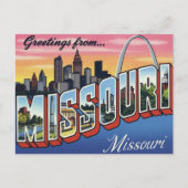Missouri St. Louis Gateway Arch Briefkaart (Voorkant)