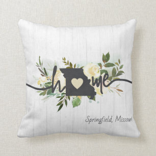 Missouri Staat - Gepersonaliseerd Uw Stad van het  Kussen