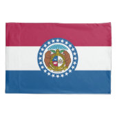 Missouri Staatsvlag Kussensloop (Achterkant)