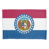 Missouri State Flag Print Patriot Kussensloop (Voorkant)
