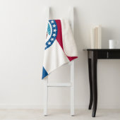 Missouri State Flag Print Patriottisch Sherpa Deken (In situ)