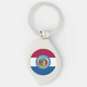 Missouri State Flag USA Sleutelhanger (Voorkant)
