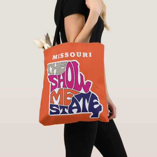 Missouri State Nickname Word Art Draagtas (Dichtbij)