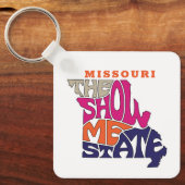 Missouri State Nickname Word Art Sleutelhanger (Voorkant)