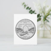 Missouri State Quarter Briefkaart (Staand voorkant)