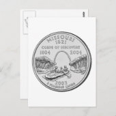 Missouri State Quarter Briefkaart (Voorkant / Achterkant)