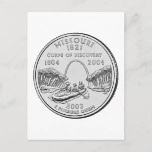Missouri State Quarter Briefkaart