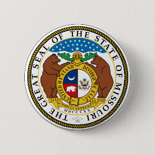 Missouri State Seal Ronde Button 5,7 Cm