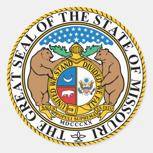Missouri State Seal Sticker (Voorkant)