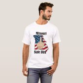 Missouri state vogel T-shirt middelvinger (Voorkant volledig)