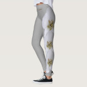 Missouri State White Hawthorn Flower Leggings (Gauche)