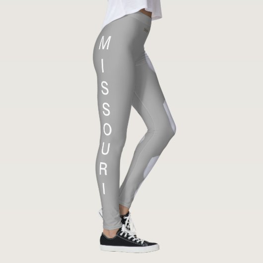 Missouri State White Hawthorn Flower Leggings (Droite)