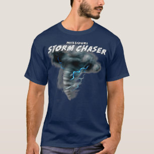 Missouri Storm Chaser Tornado noodweer T-shirt