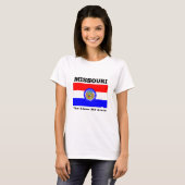 Missouri, The Show Me State, T-shirt (Voorkant volledig)
