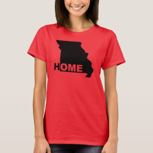 Missouri Thuis Weg Van State T-Shirt Tees