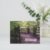 Missouri Trail Briefkaart (Staand voorkant)