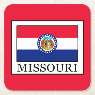Missouri Vierkante Kartonnen Onderzetter