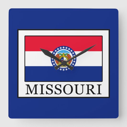 Missouri Vierkante Klok (Voorkant)