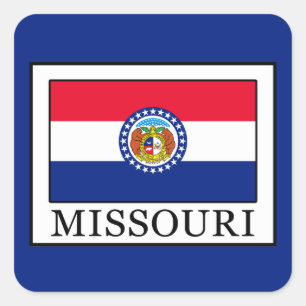 Missouri Vierkante Sticker