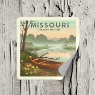 Missouri Vierkante Sticker