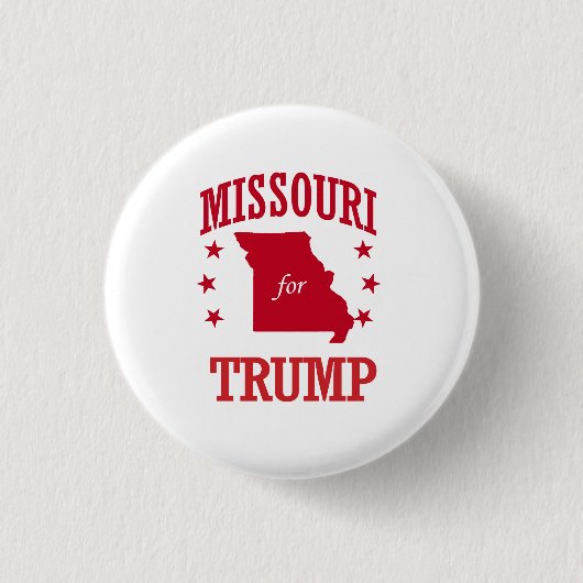 MISSOURI VOOR DONALD TRUMP RONDE BUTTON 3,2 CM (Voorkant)