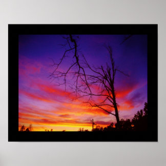 Missouri-zonsondergang Poster