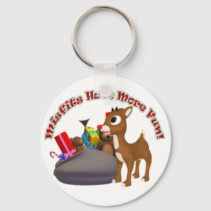 Misstanden hebben meer plezier sleutelhanger