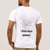 Misstuipen Gezichtsgebrek T-shirt (Achterkant)