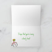 Missy Mouse avec une carte "Juste parce que" (Intérieur)