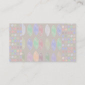 Missy Pakenham - Healing Stones Pattern Visitekaartje (Achterkant)