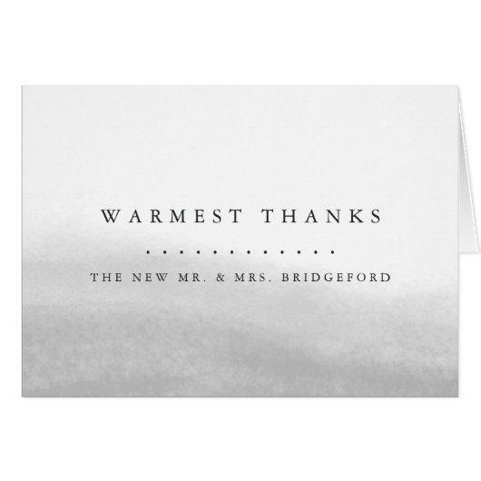 Mist | Elegant Bleke grijze Waterverf Hartelijk da (Voorkant Horizontaal)