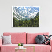 Mist Herfst Trail, King's Canyon National Park, CA Canvas Afdruk (Insitu (Woonkamer))