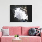 Mist Herfsten, King's Canyon National Park, CA Canvas Afdruk (Insitu (Woonkamer))