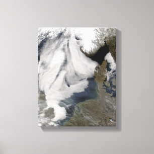 Mist in Noord-Zee 2 Canvas Afdruk