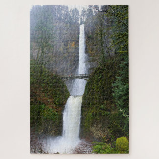 Mist & mist van Multnomah-Herfsten, Oregon - 20x30 Legpuzzel
