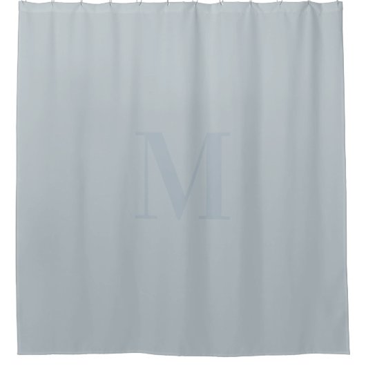 Mist Monogram Douchegordijn (Voorkant)