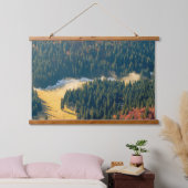 Mist op een eenzaam herfstveld hangend wandkleed (Slaapkamer)