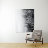 Mist over bevroren bos wandkleed (In situ)