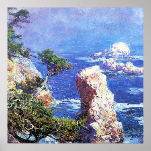 Mist over Point Lobos, kunst van Guy Roos Poster (Voorkant)