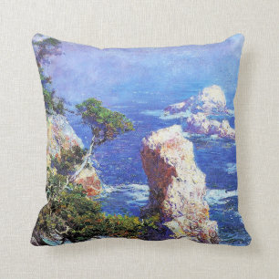 Mist over Point Lobos,  kunstwerk van Guy Rose Kussen