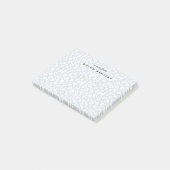 Mist | Pastel Leopard Print op maat Post-it® Notes (Schuin)