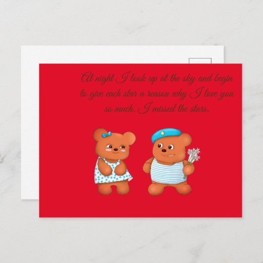 mist u briefkaart (Voorkant / Achterkant)