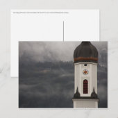 mist van Garmisch-Partenkirchen Briefkaart (Voorkant / Achterkant)