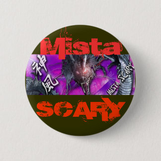 Mista SCARY Bright Paarse Dragon Red Button