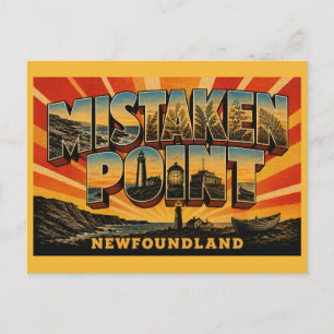 Mistaken Point Ecologisch Reservaat Newfoundland Briefkaart