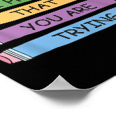 Mistakes Are Proof That You Are Trying Insrational Poster (Hoek)