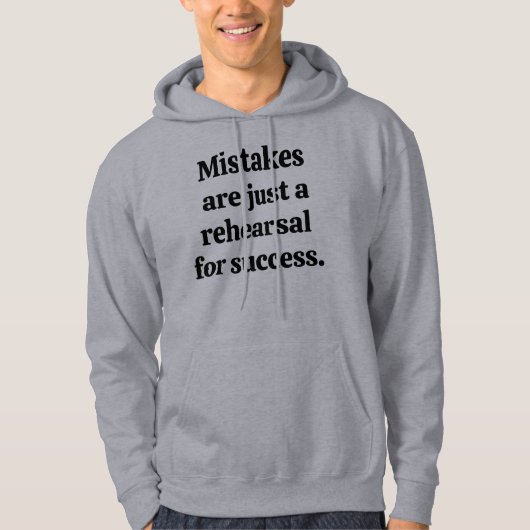 Mistakes Basic Hoodie van Mannen (Voorkant)