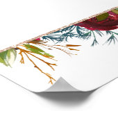 Misteltoe Manor Winter In Loving Memory Bord Poster (Hoek)