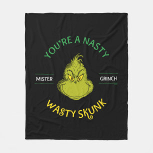 Mister Grinch   Je bent een onverzadigde kunk Fleece Deken
