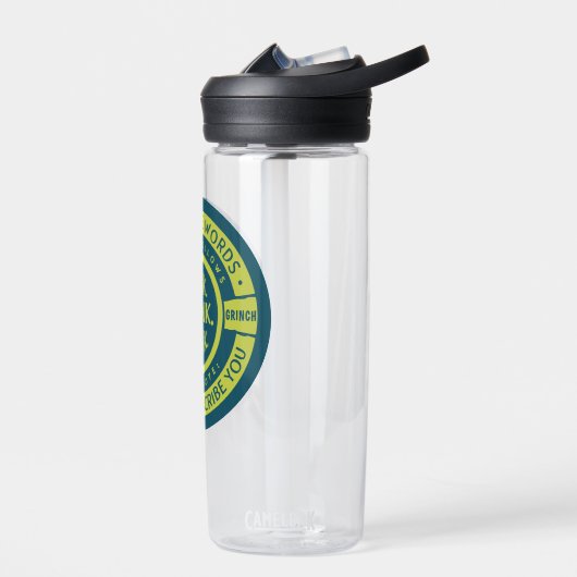 Mister Grinch | Stink Stank Stunk Quote Waterfles (Links)